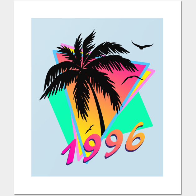 1996 Tropical Sunset Wall Art by Nerd_art